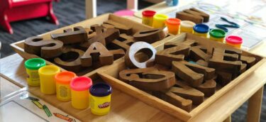 Table at preschool
