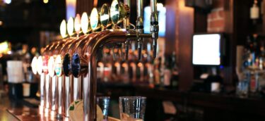 Clean pub bar