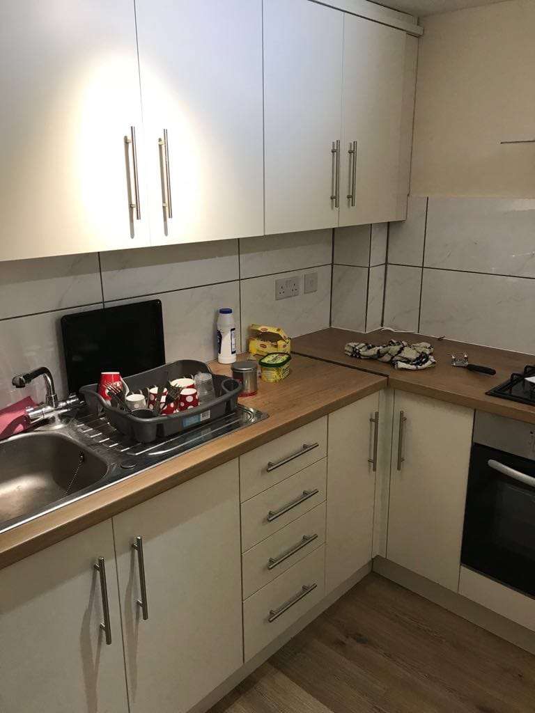 kitchen cleaning in home