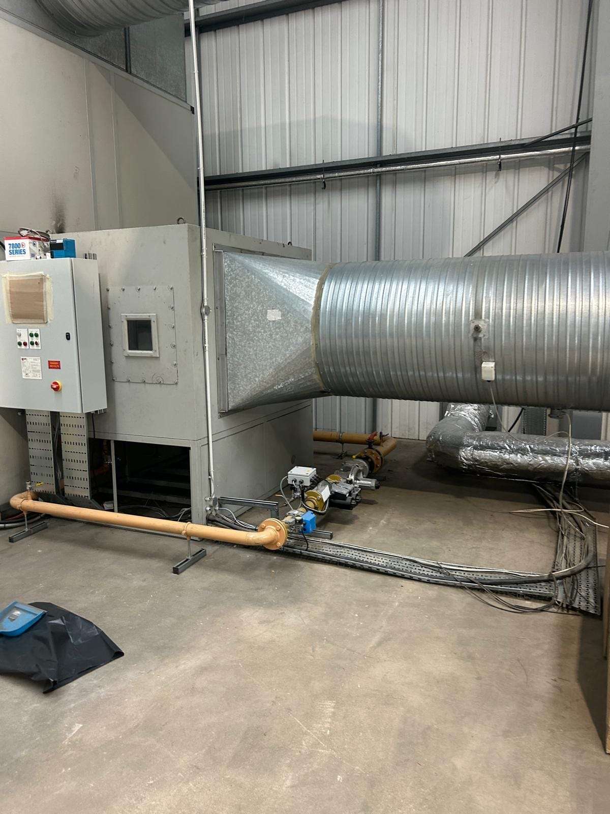 Factory equipment cleaning
